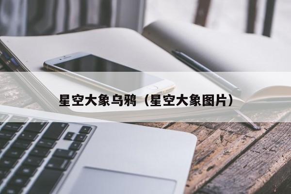 星空大象乌鸦(星空大象图片)